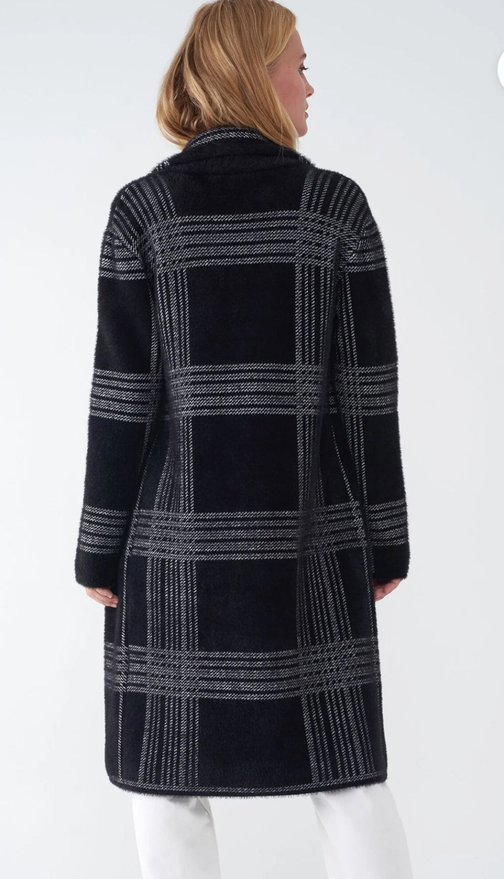 Sodken - Juliana Plaid Knit Duster