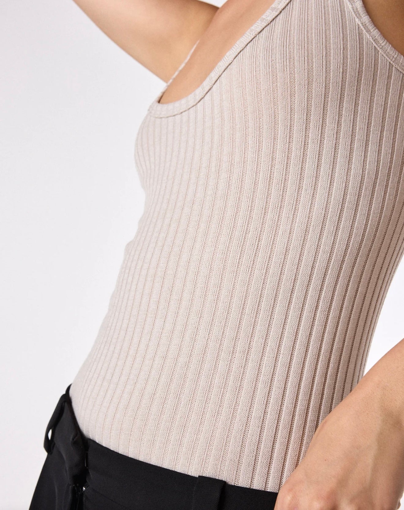 LELUXE - Marin Tank in Taupe