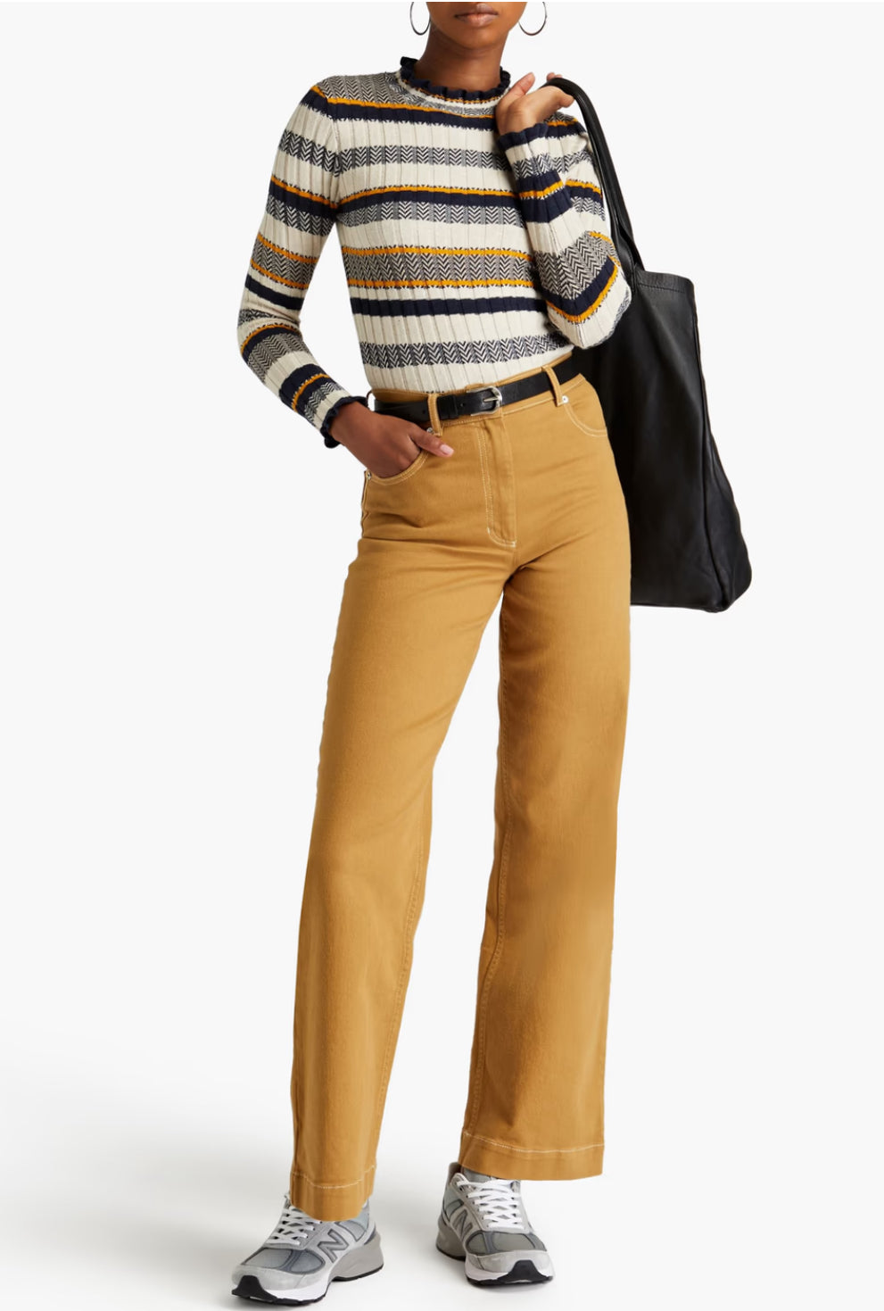 Autumn Cashmere - Ribbed Top