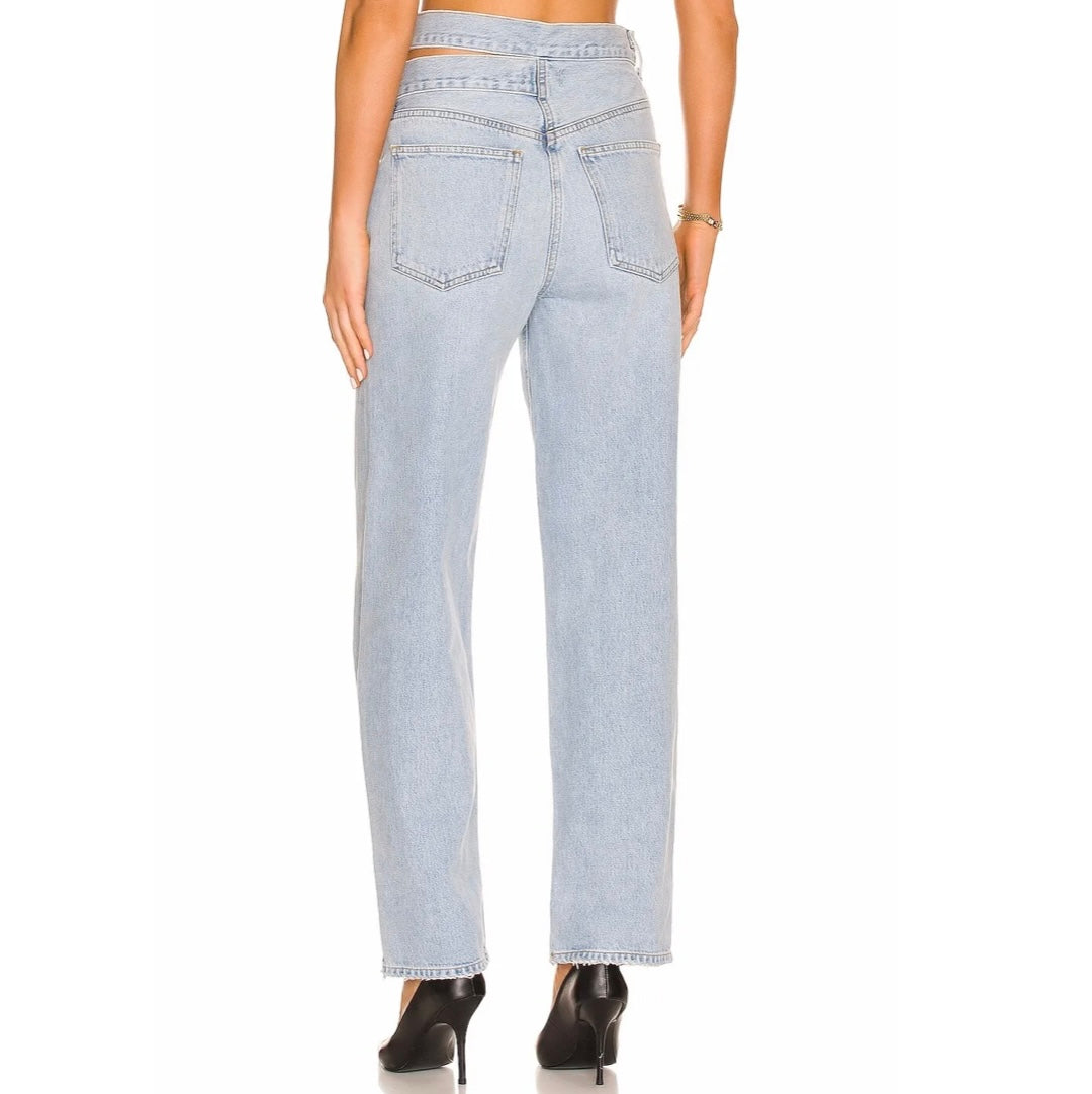 AGOLDE - BROKEN WAISTBAND JEANS