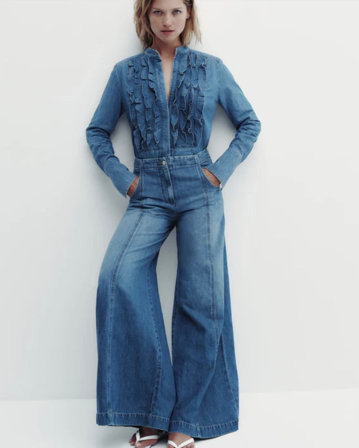 TWP - DANCING IN THE DARK JEAN
IN LINEN COTTON DENIM