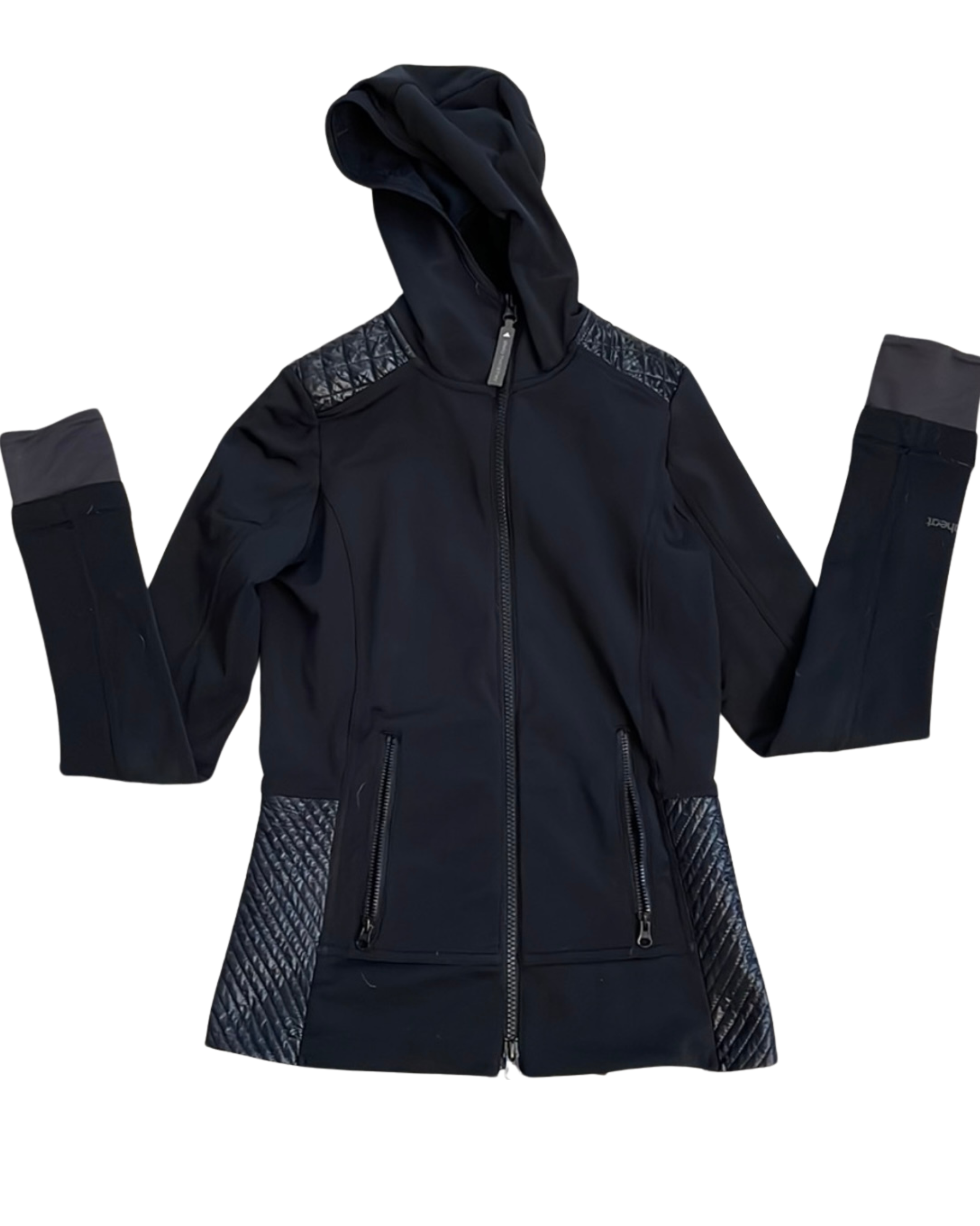 STELLA MCCARTNEY X ADIDAS zip up in black