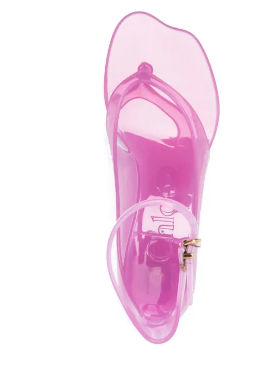 Chloe Pink Jelly Sandals