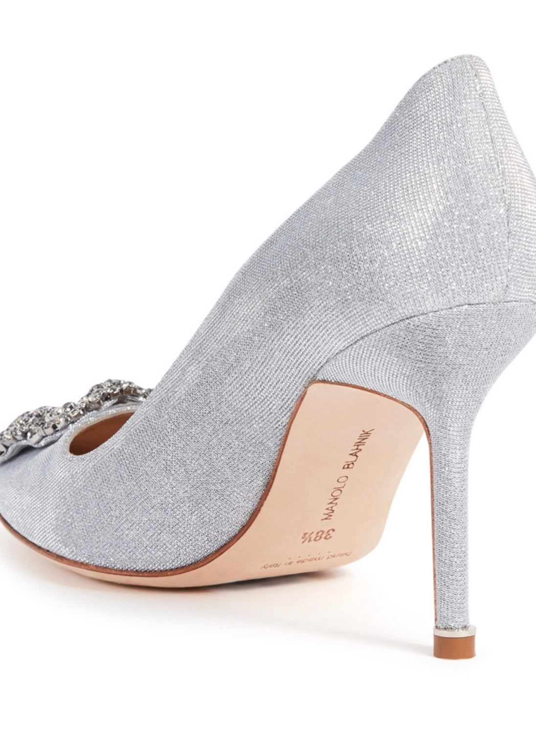 MANOLO BLAHNIK silver hangisi pumps