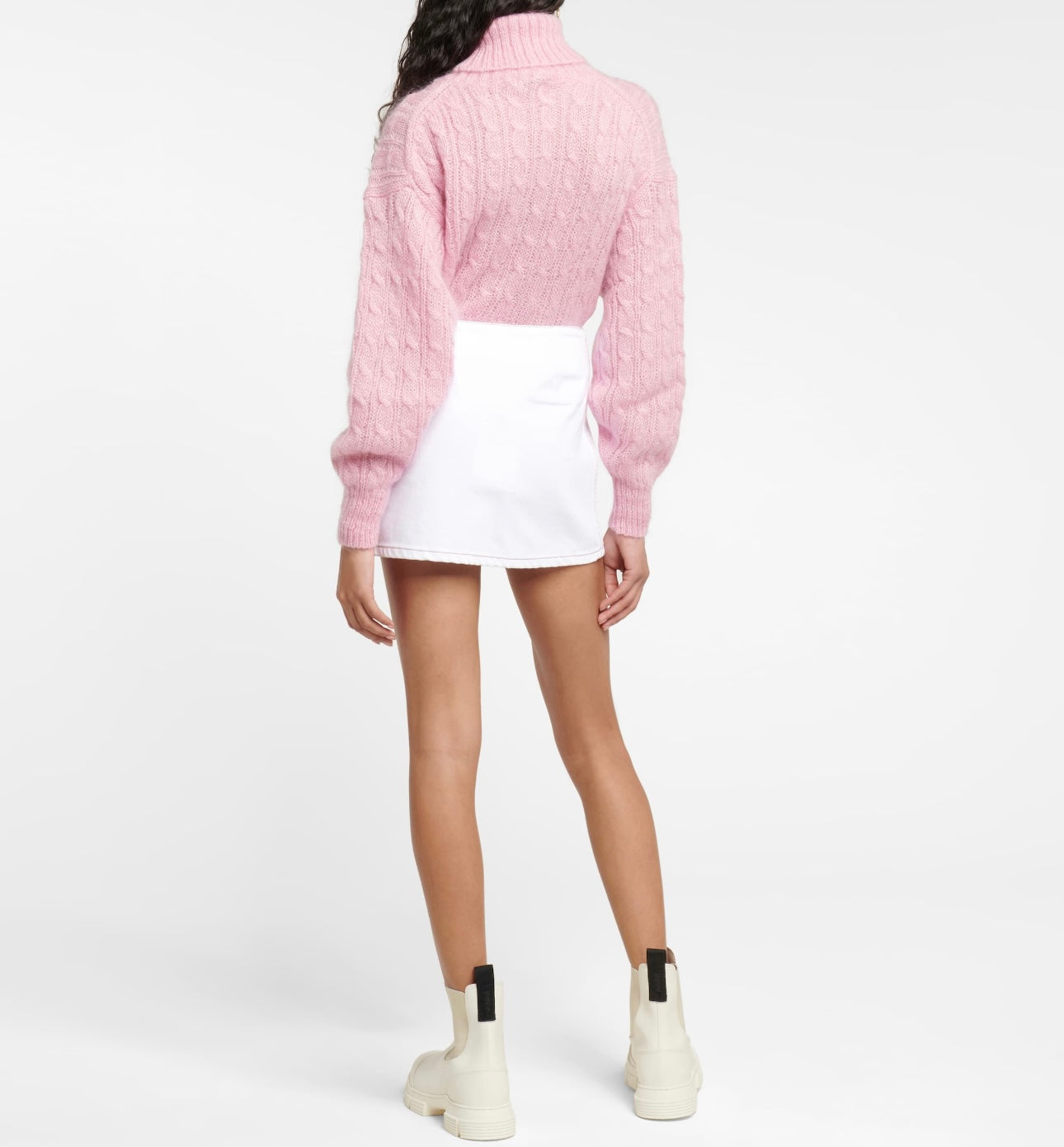 GANNI
Denim miniskirt