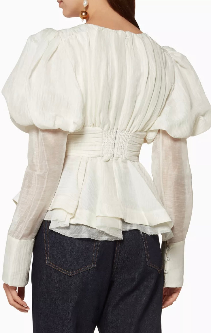 Aje - Ruffle Palpara Top