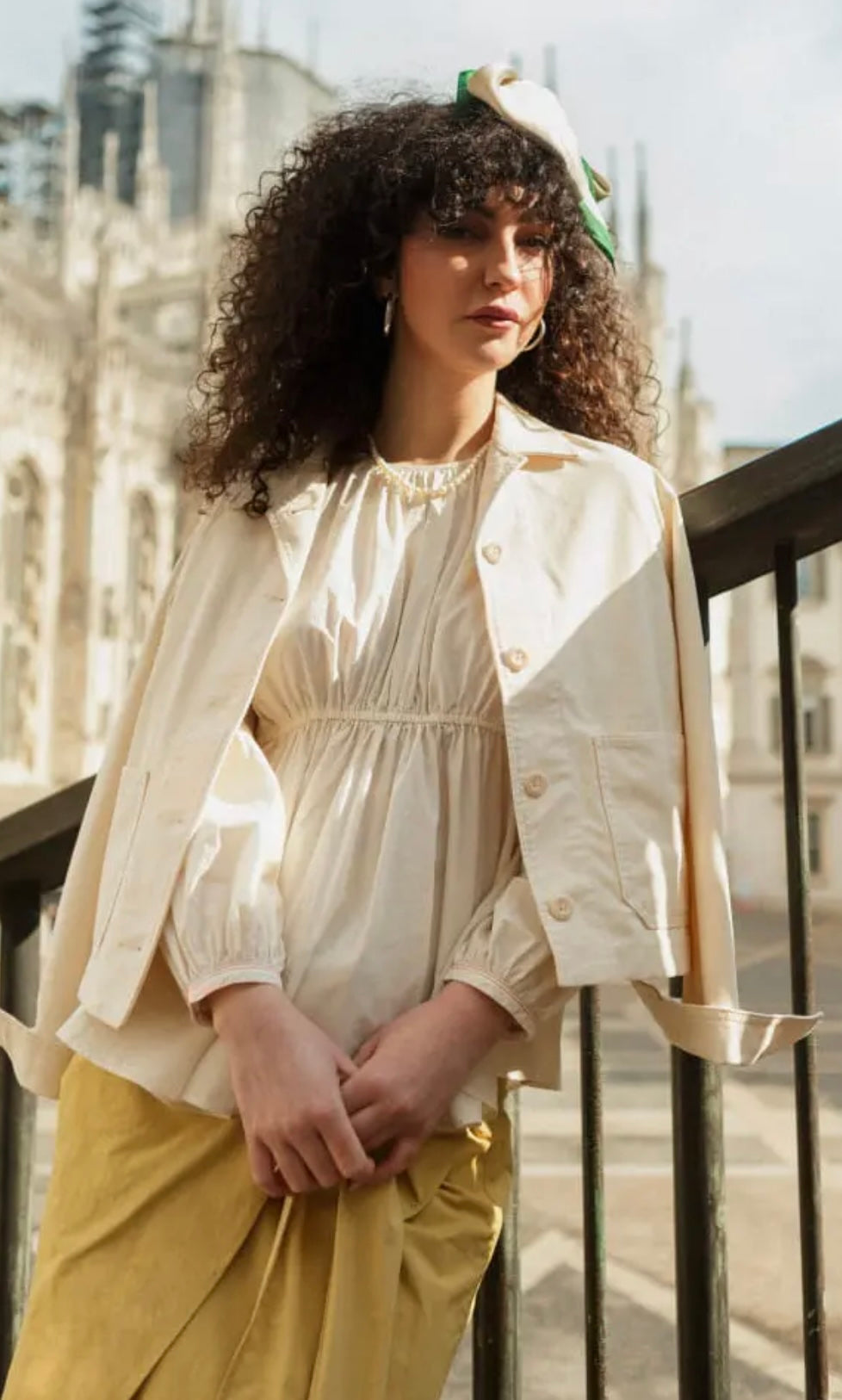 JW ANDERSON X UNIQLO - Gathered Longsleeve Blouse