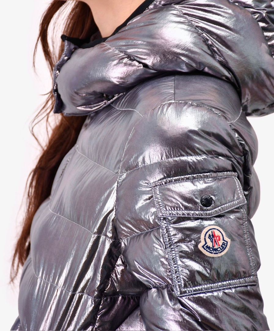 Moncler Metallic Puffer Jacket