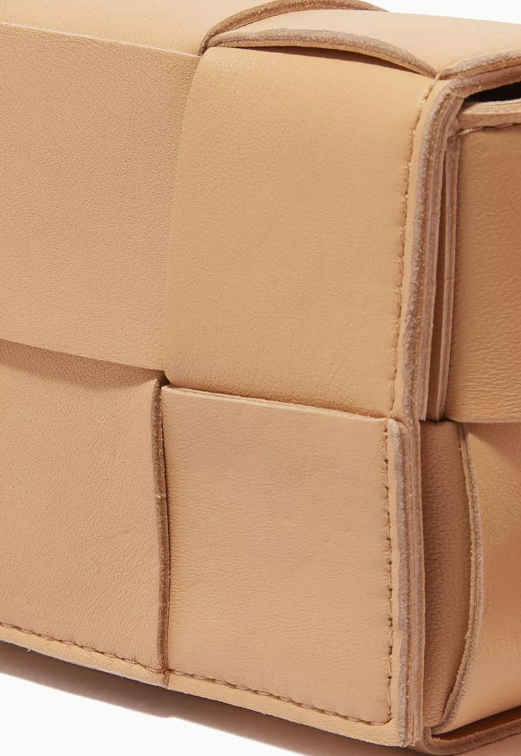 BOTTEGA VENETA
Mini Cassette Crossbody Bag in Intreccio Nappa