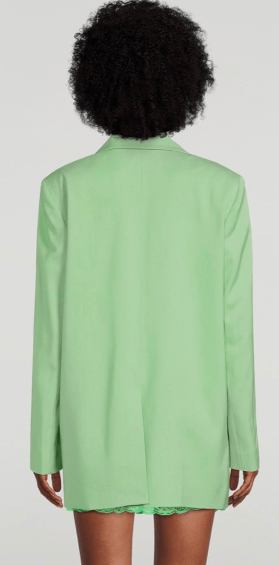 GAUGE81 Ratari Oversized Blazer in Light Green