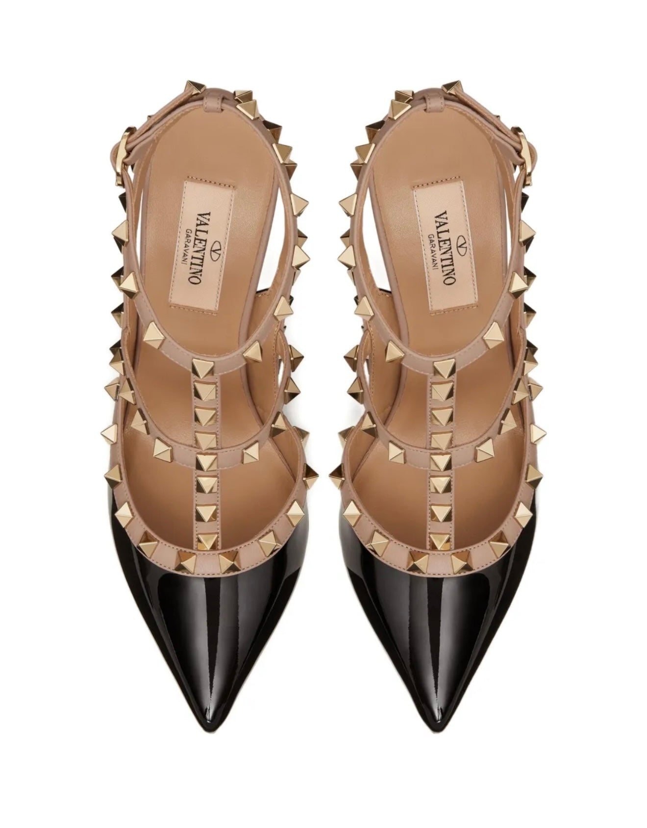Valentino Garavani Rockstud Pointed Toe Caged Pumps