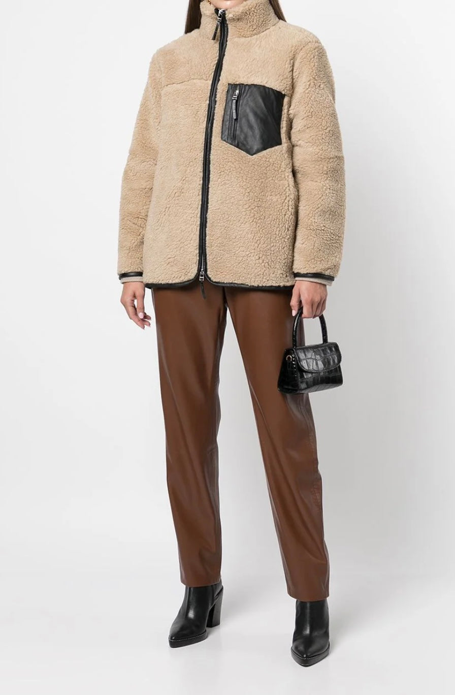ANINE BING ryder sherpa coat