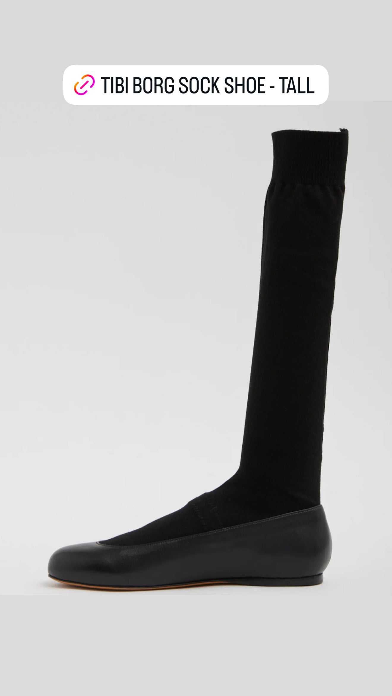 Tibi Borg Sock Shoe - Tall