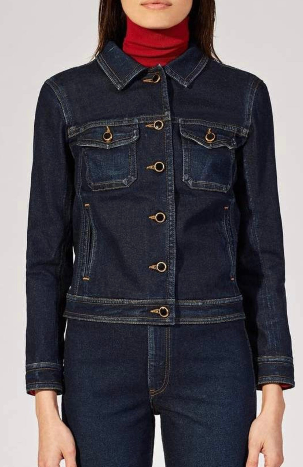 KHAITE - Laura Denim Jacket Detroit