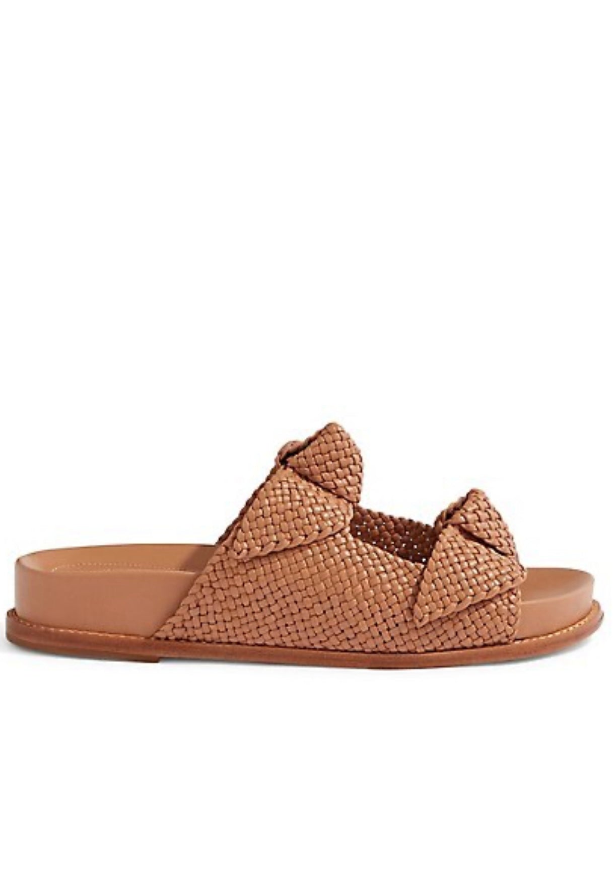 Alexandre Birman -
Clara Braided Leather Platform Sandals