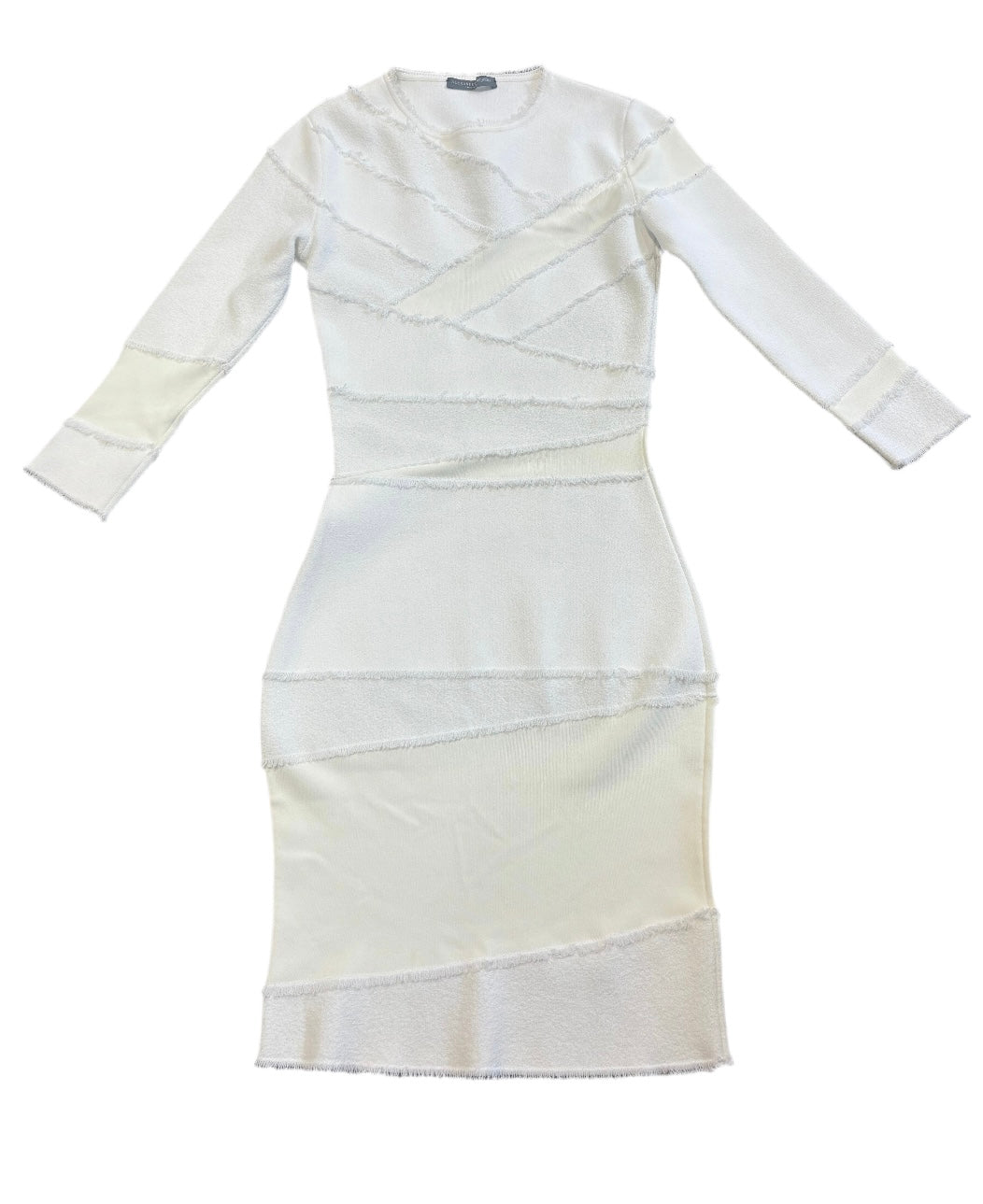 White Alexander McQueen Bodycon midi dress, NO TAGS