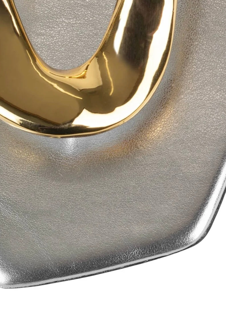 JEFFREY CAMPBELL - LINQUES-2 SILVER GOLD