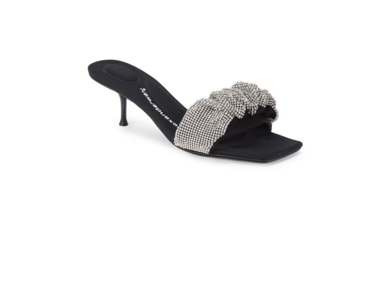 ALEXANDER WANG
Ruched Embellished Sandals