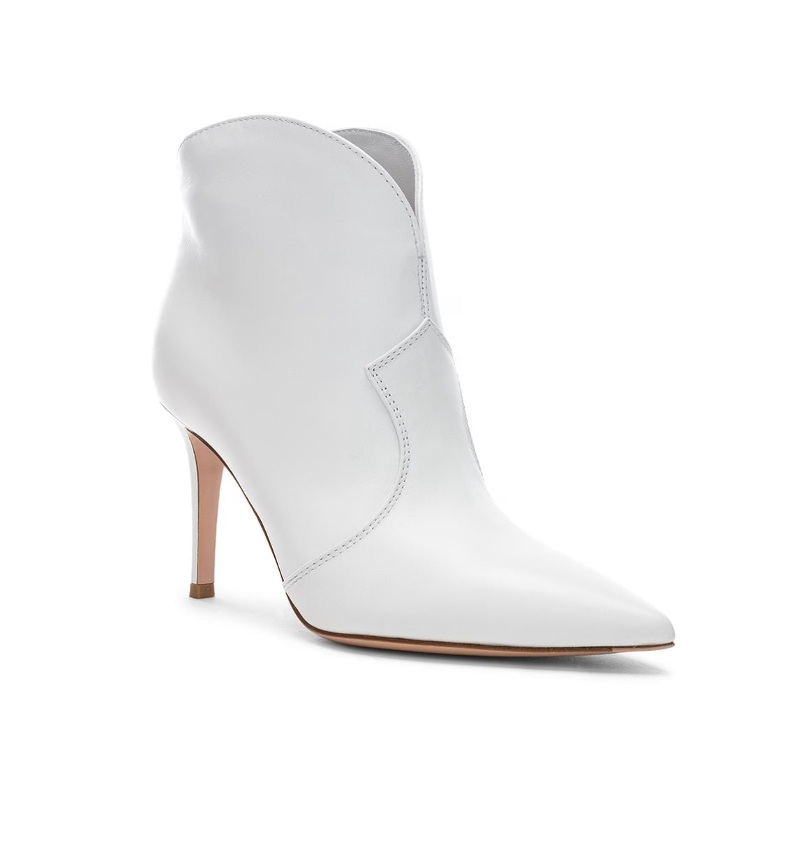 GIANVITO ROSSI mable leather ankle boots