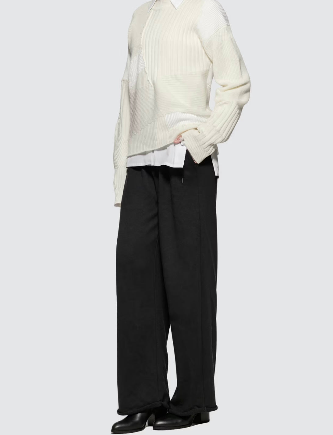 HELMUT LANG
MILITARY GRUNGE OVERSIZED CREW