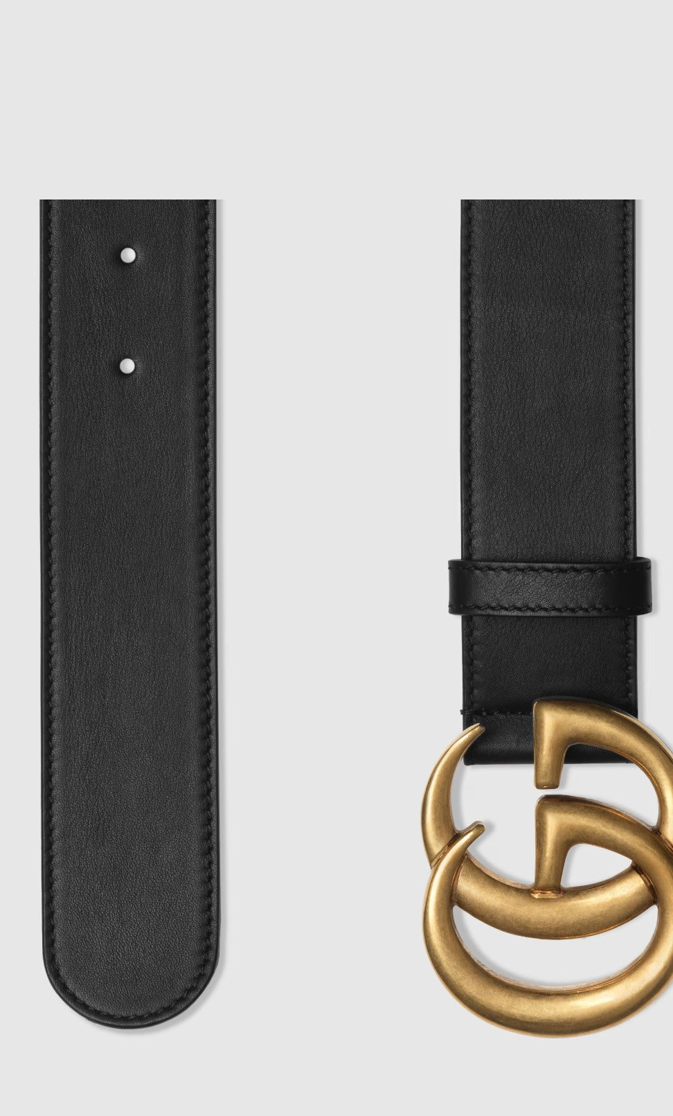GUCCI - 2015 RE-EDITION WIDE LEATHER BELT