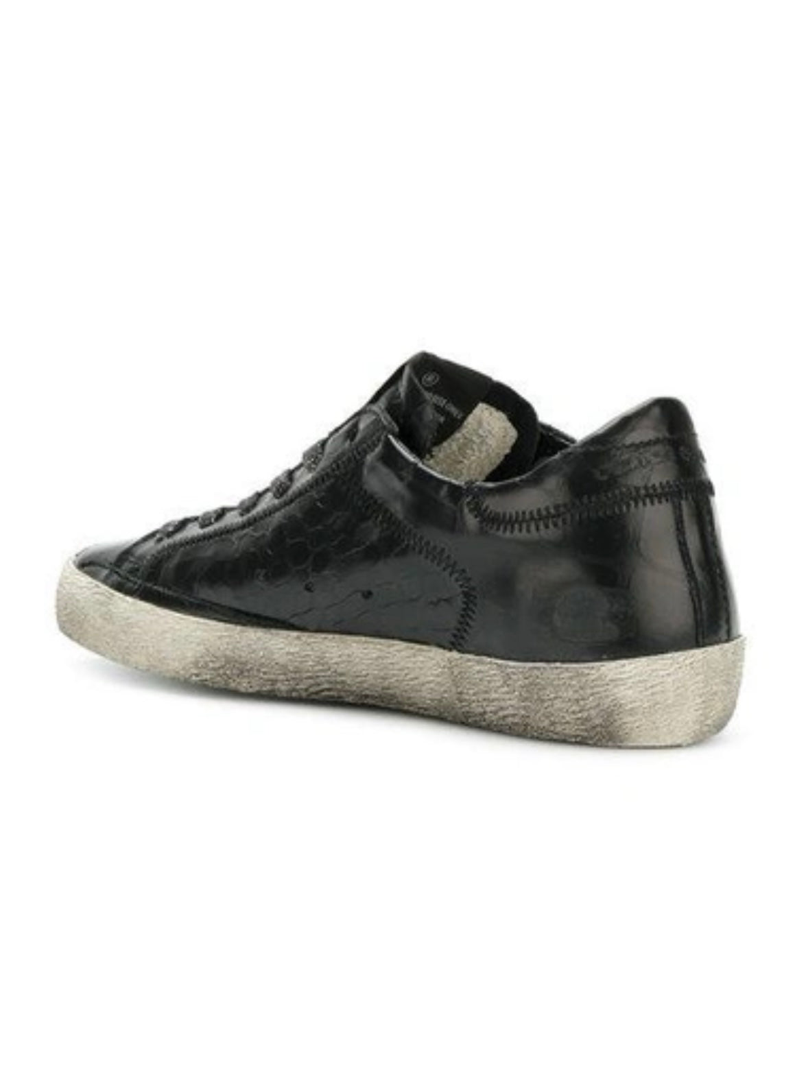 GOLDEN GOOSE
Croc Embossed Leather Superstar Sneakers