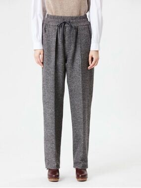 ISABEL MARANT ETOILE heather grey drawstring trousers/sweatpants