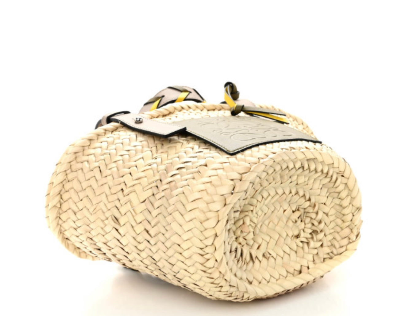 Loewe Beige Small Trimmed Basket Shoulder Bag