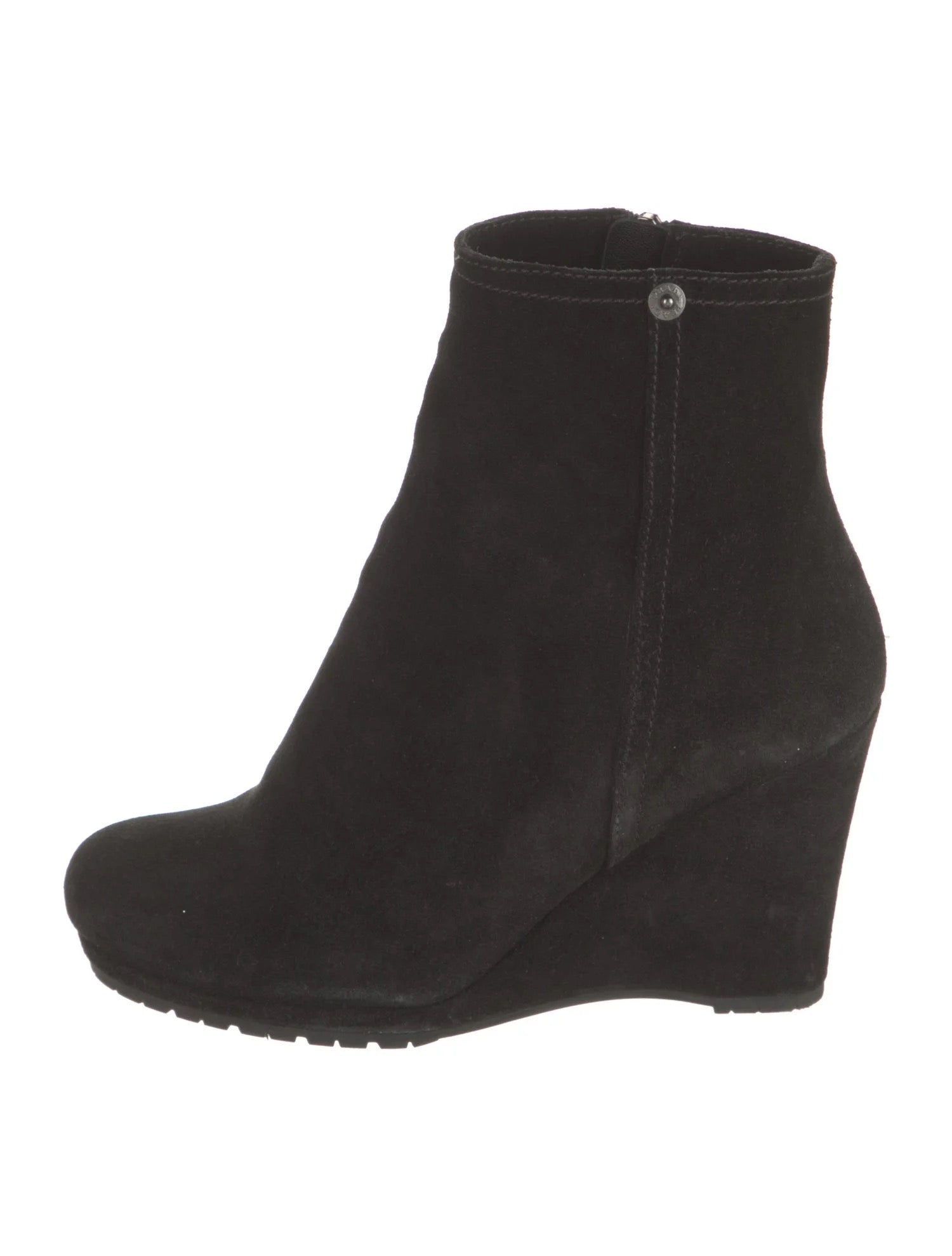 PRADA black wedges