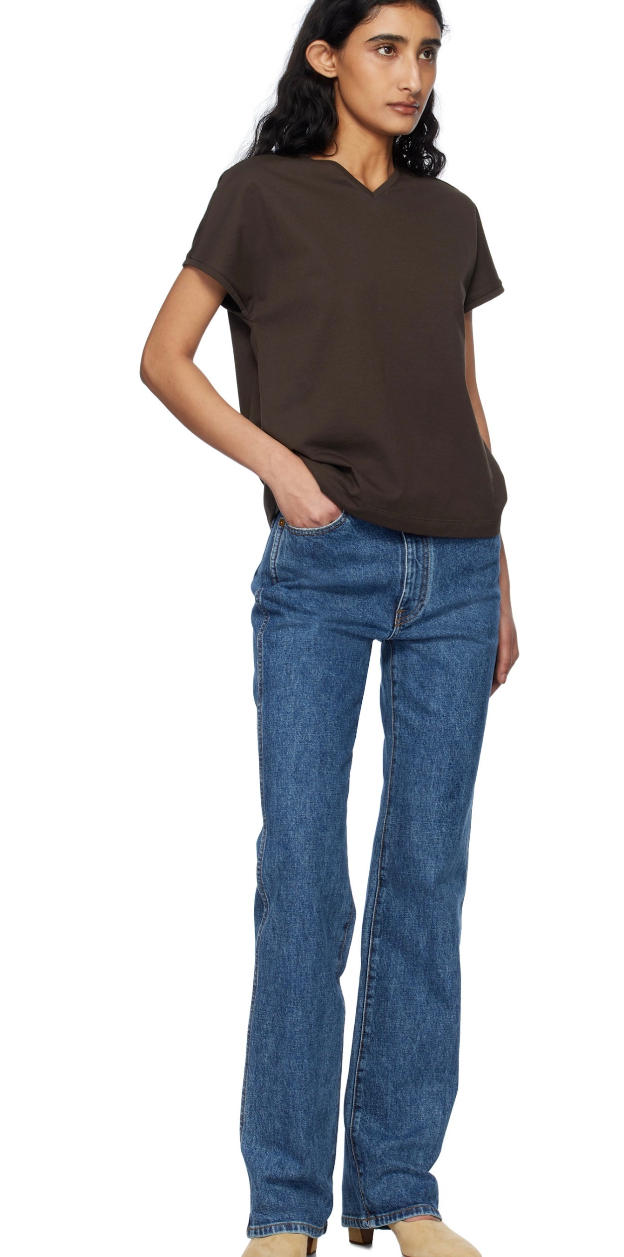 KHAITE - Blue Danielle Jeans