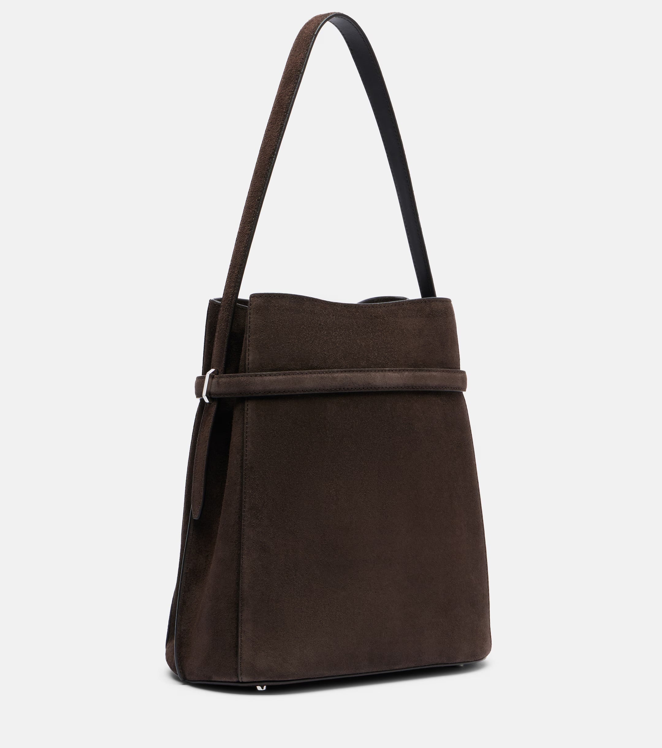 Toteme - Belted Suede Bucket Bag
