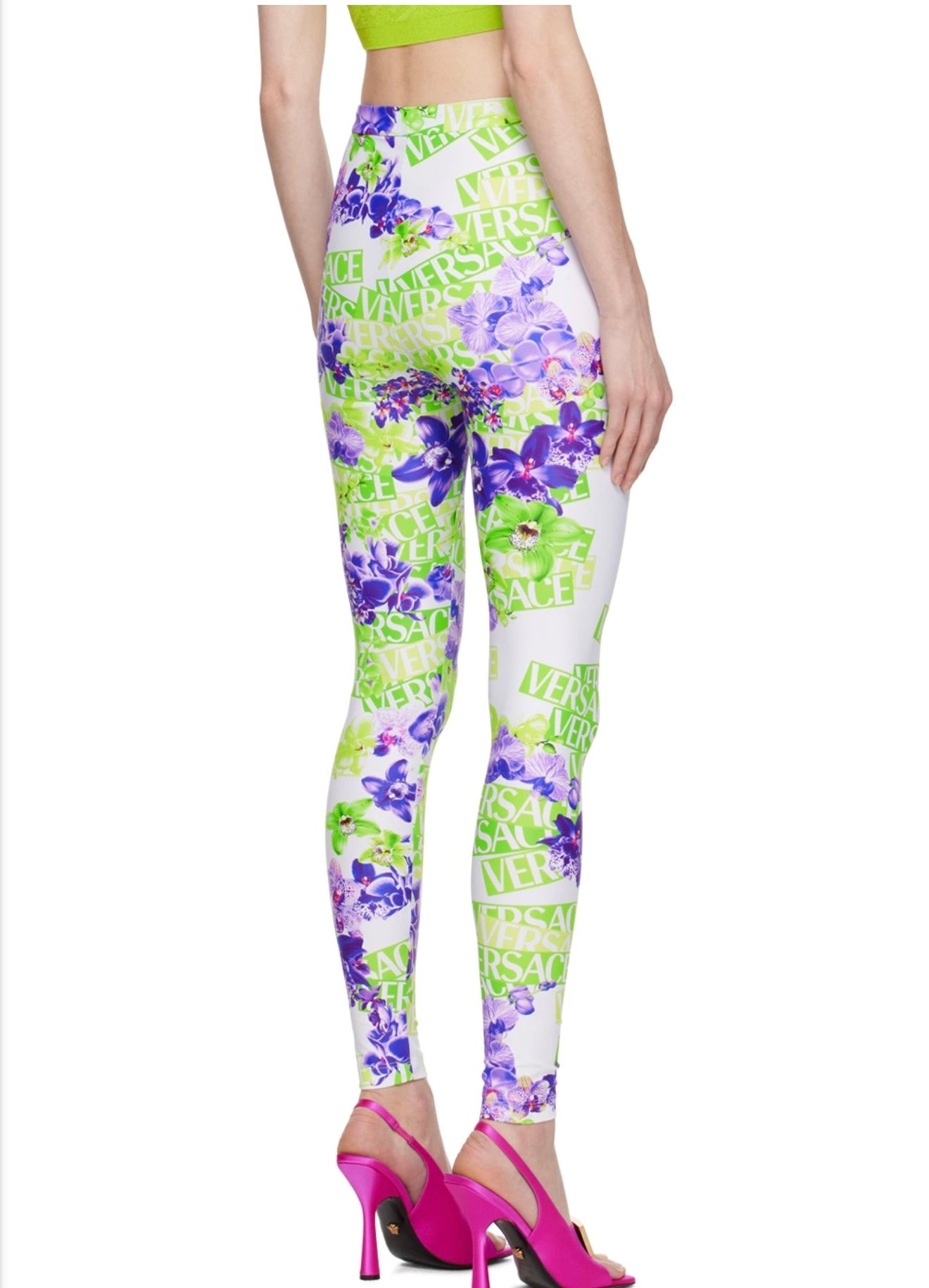 Versace Orchid Leggings
