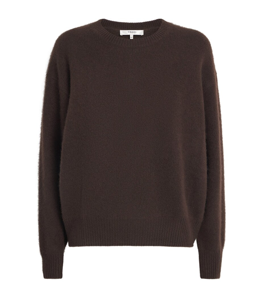 FRAME BROWN CASHMERE SWEATER