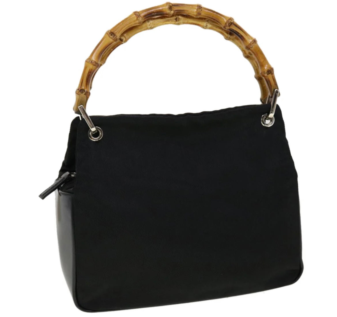 GUCCI bamboo nylon bag