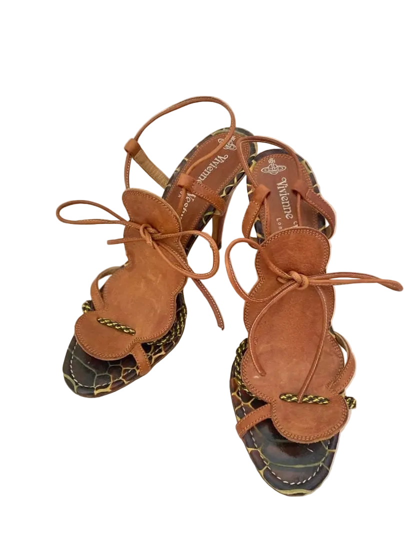 VIVIENNE WESTWOOD strappy 'pin heel' sandals