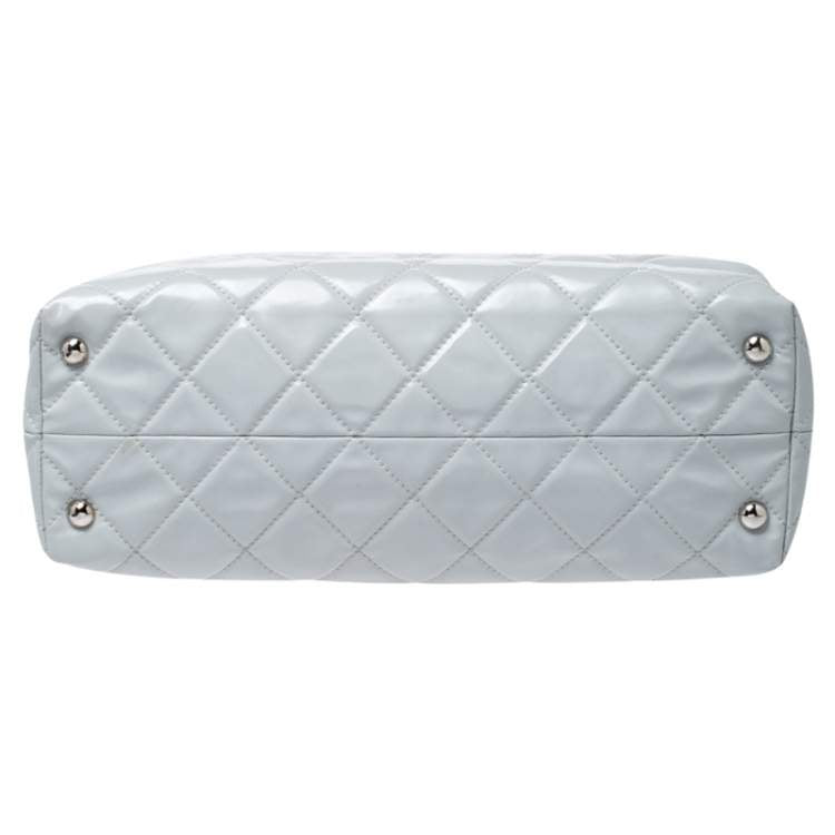 CHANEL patent leather in the business tote bag