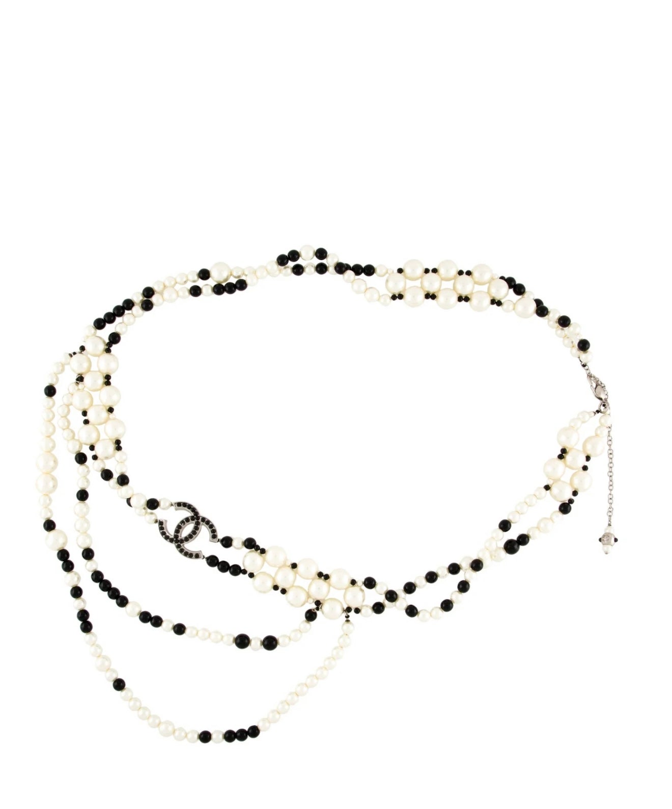 Preloved Chanel Vintage Interlocking CC Logo Waist BeltSize S