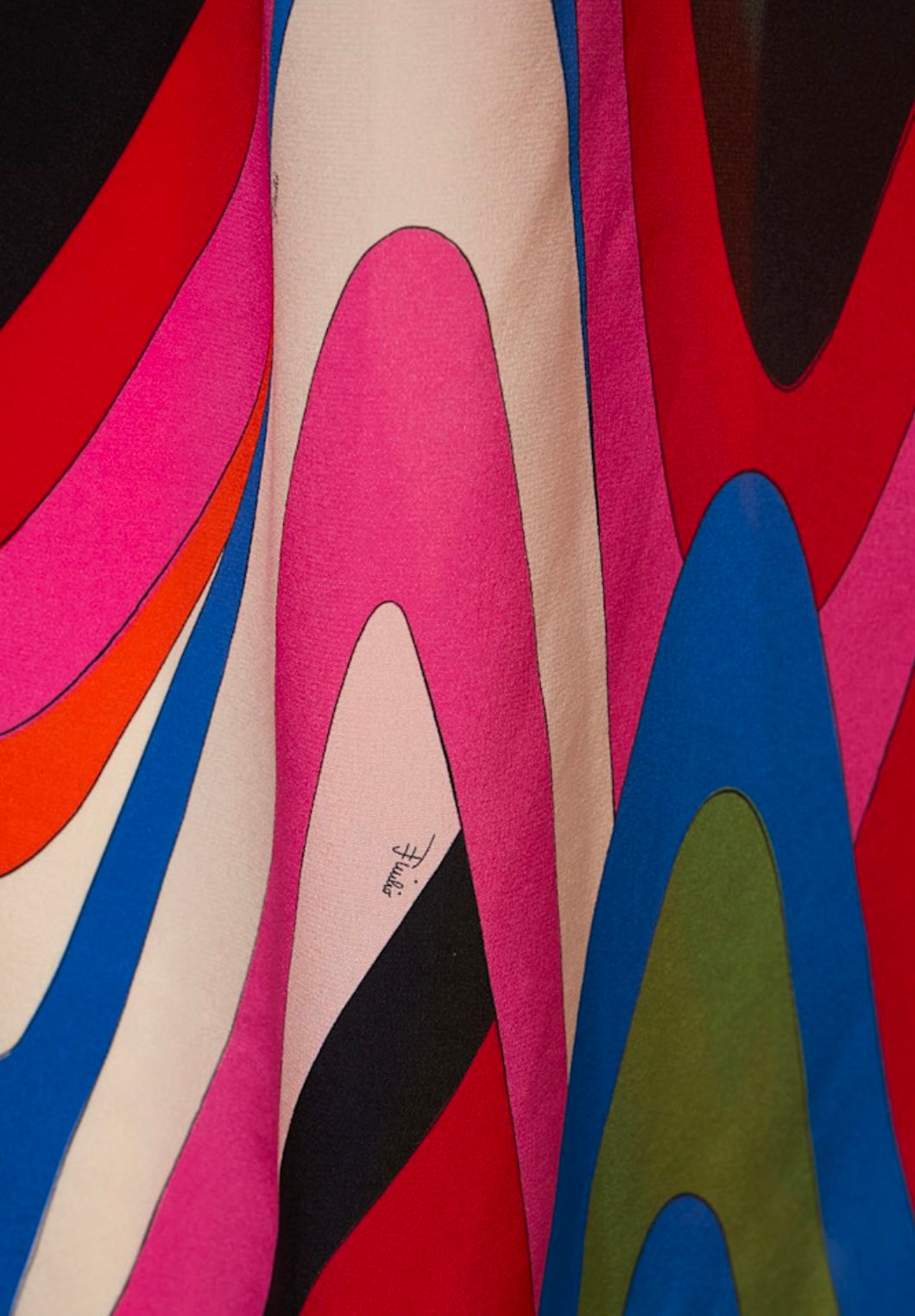 Pucci
Silk Moiré printed long dress