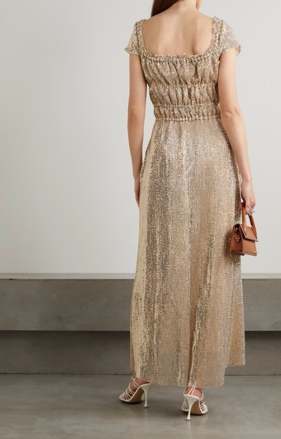 Altuzarra - Lily Ruched Sequinned-jersey Dress