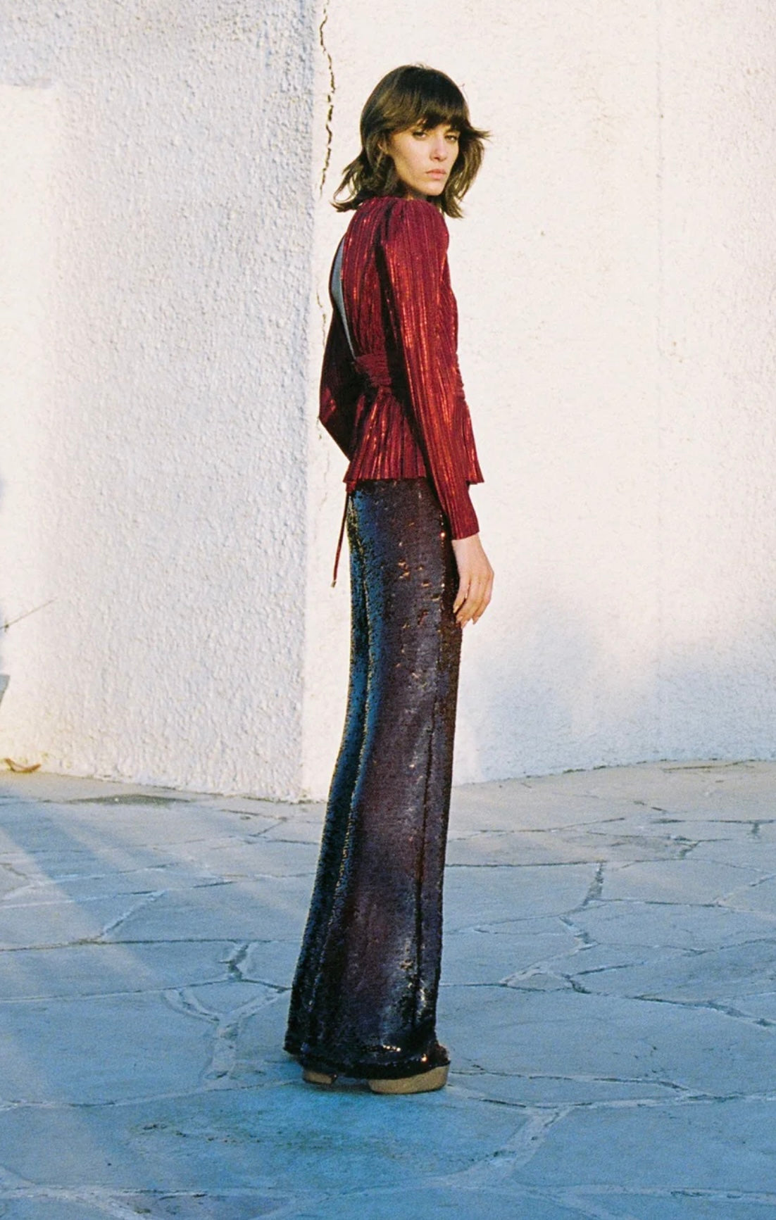 Sabina Musayev - Maxim Top in Ruby Wine