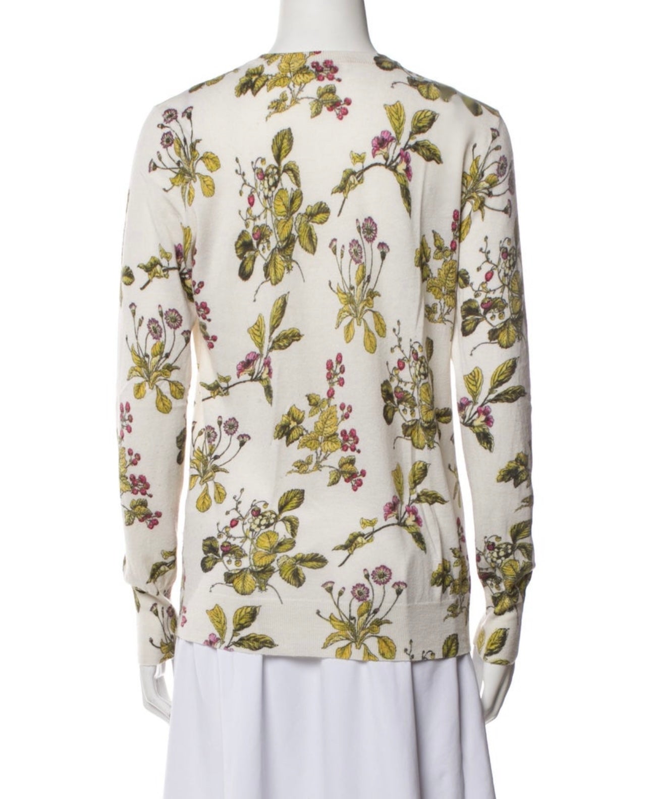 EQUIPMENT - FLORAL PRINT CREWNECK SWEATER