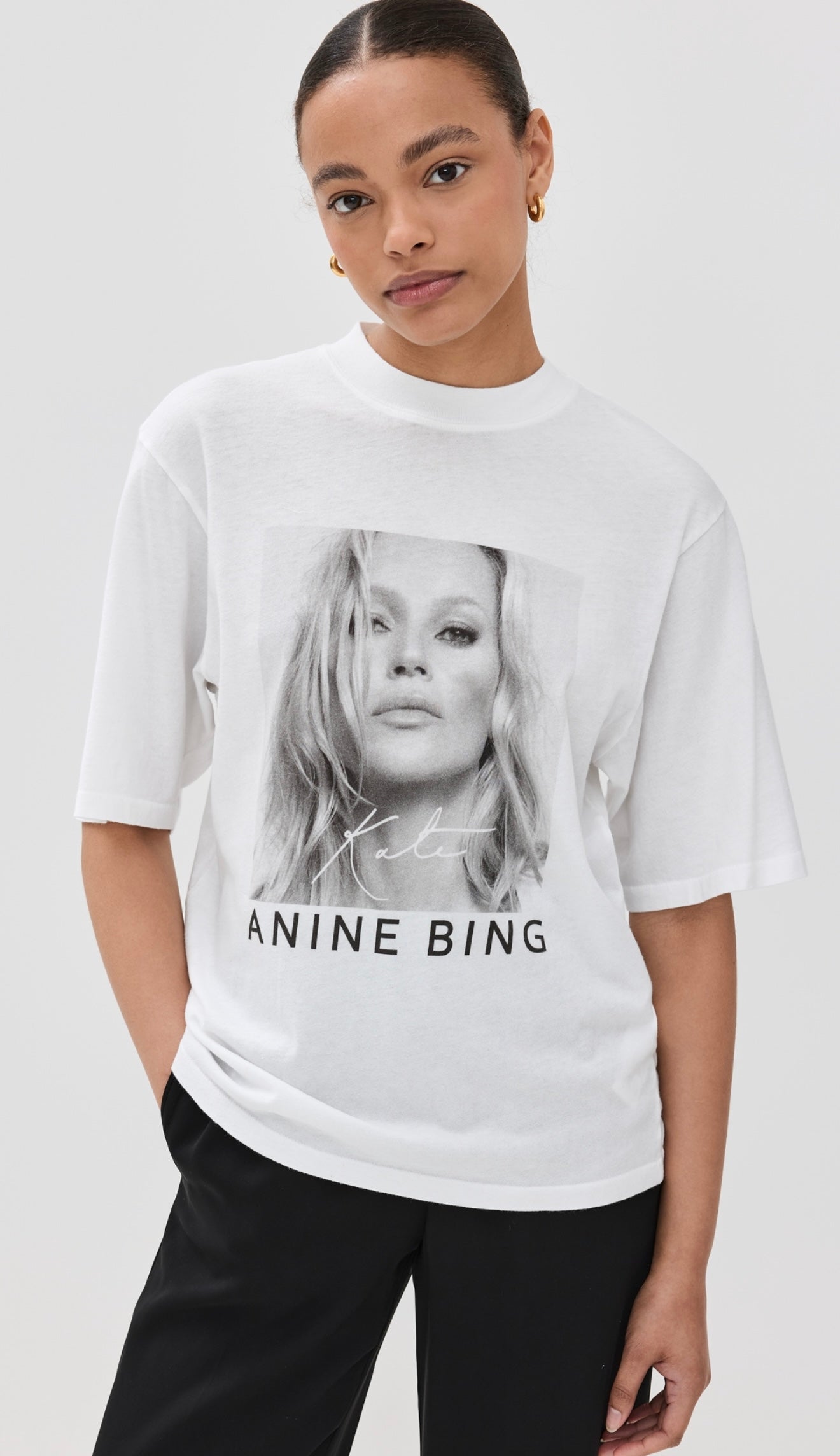 Anine Bing
Avi Kate Moss cotton T-shirt