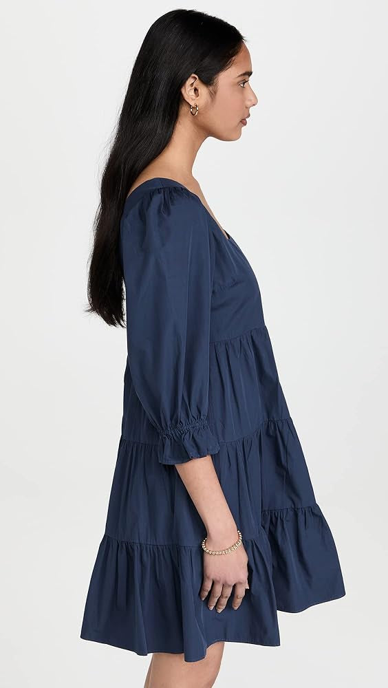 MADEWELL baby doll style poplin dress