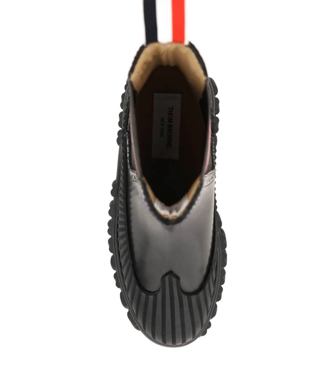 THOM BROWNE - Thom Browne RWB Striped Chelsea Boots