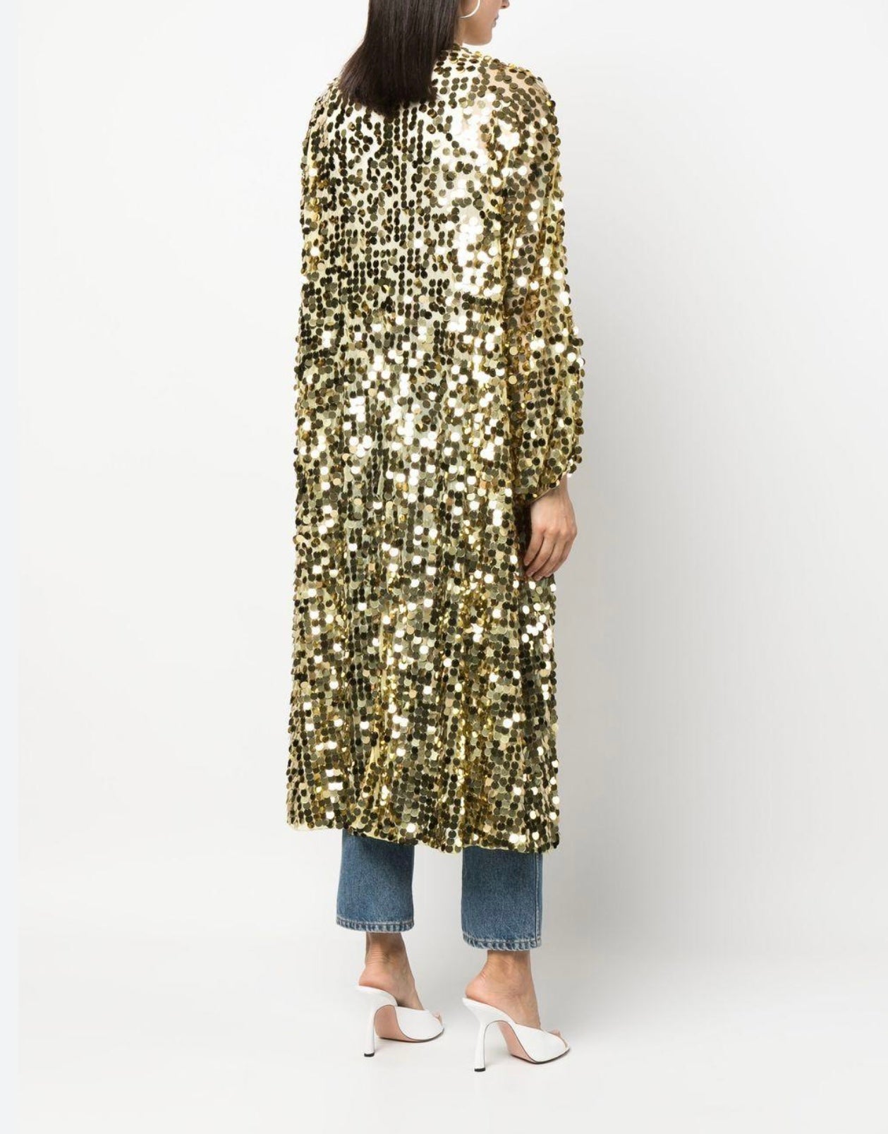 FORTE FORTE - SEQUIN EMBELLISHED COAT