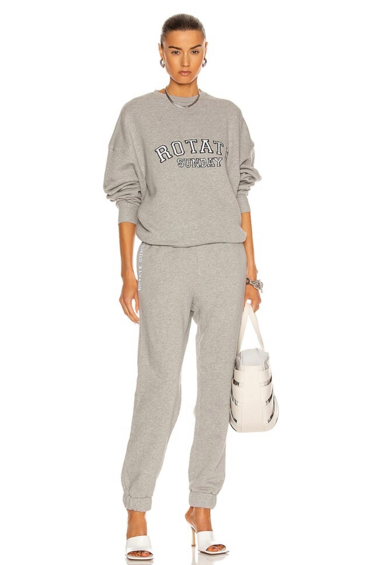 ROTATE BIRGER CHRISTENSEN
Iris Organic Cotton Crewneck sweatshirt and sweatpants (sold as a set)