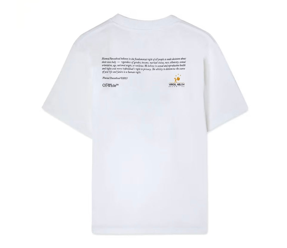 OFF-WHITE - VIRGIL ABLOH X JENNY HOLZER T-SHIRT SUPPORTING PLANNED PARENTHOOD