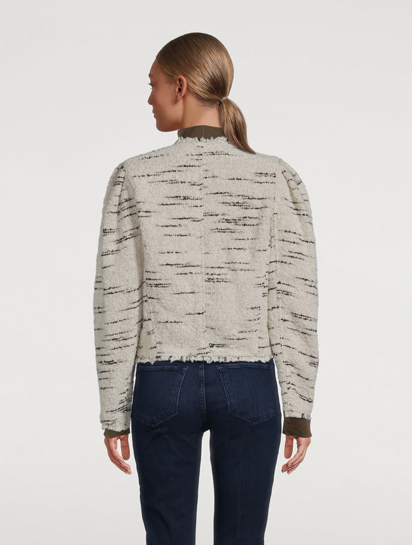 ISABEL MARANT ETOILE NEVES TWEED JACKET