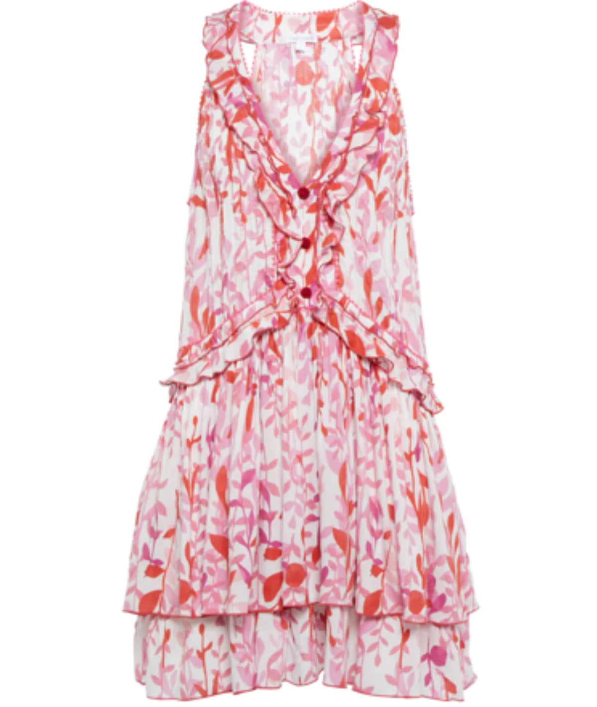 Poupette St Barth - Mae Mini Dress in Pink Esterel