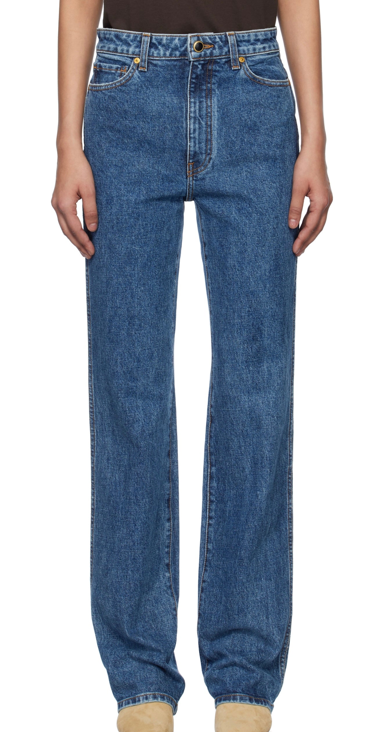 KHAITE - Blue Danielle Jeans